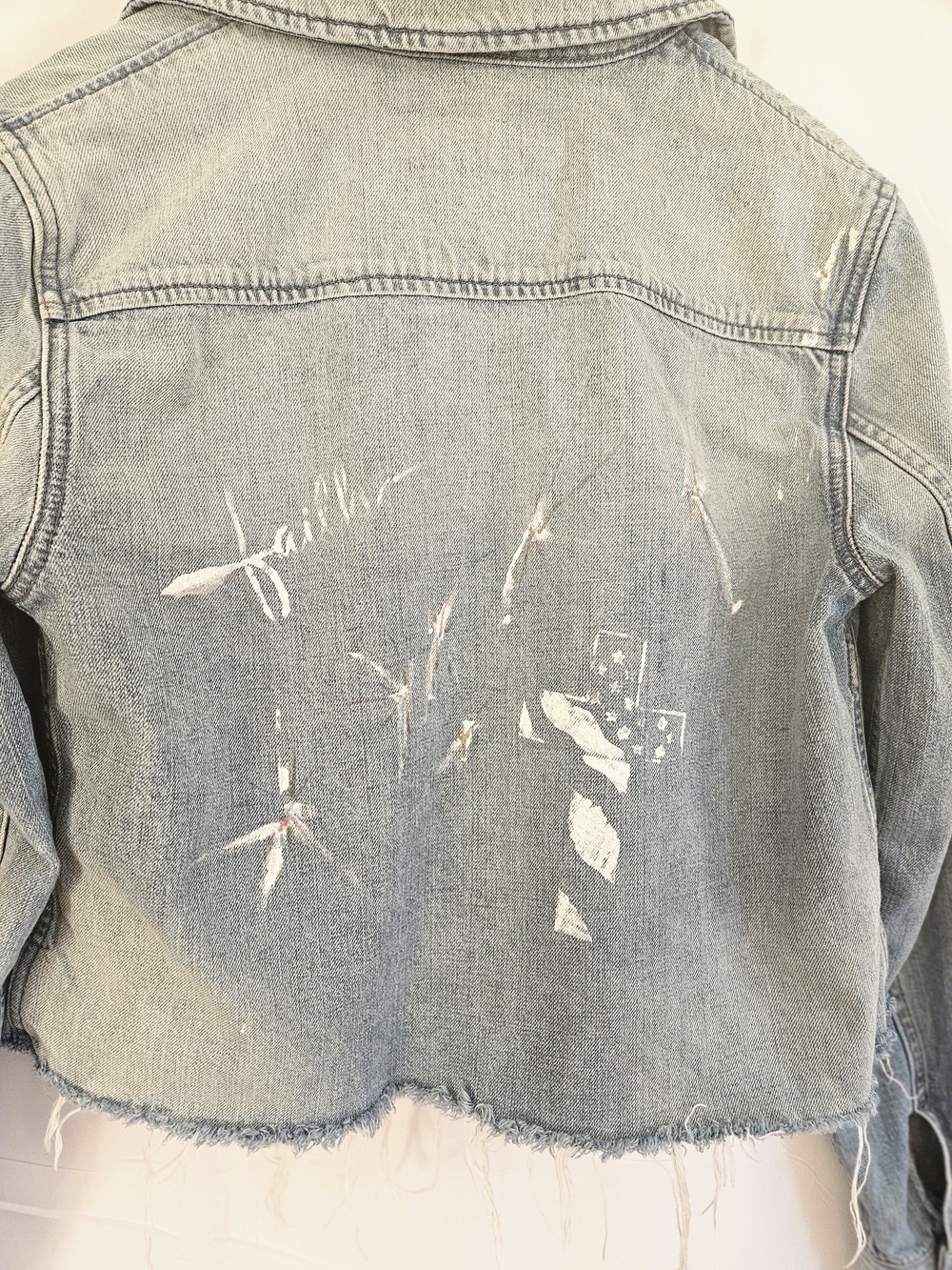 7 For All Mankind Light Blue Denim Jacket - Picture 10 of 15